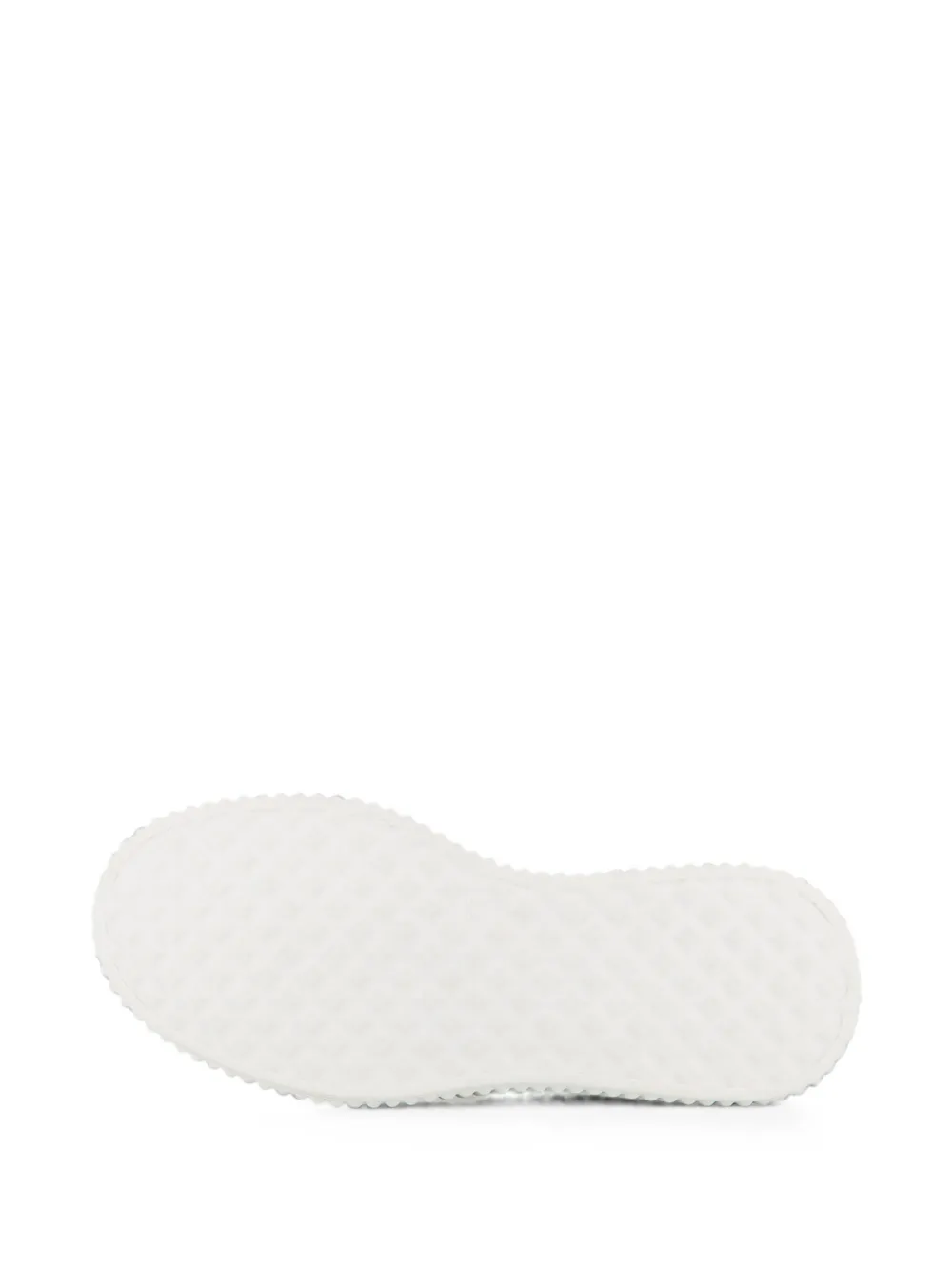 Karl Lagerfeld Kids Leren sneakers met logo-plakkaat Wit