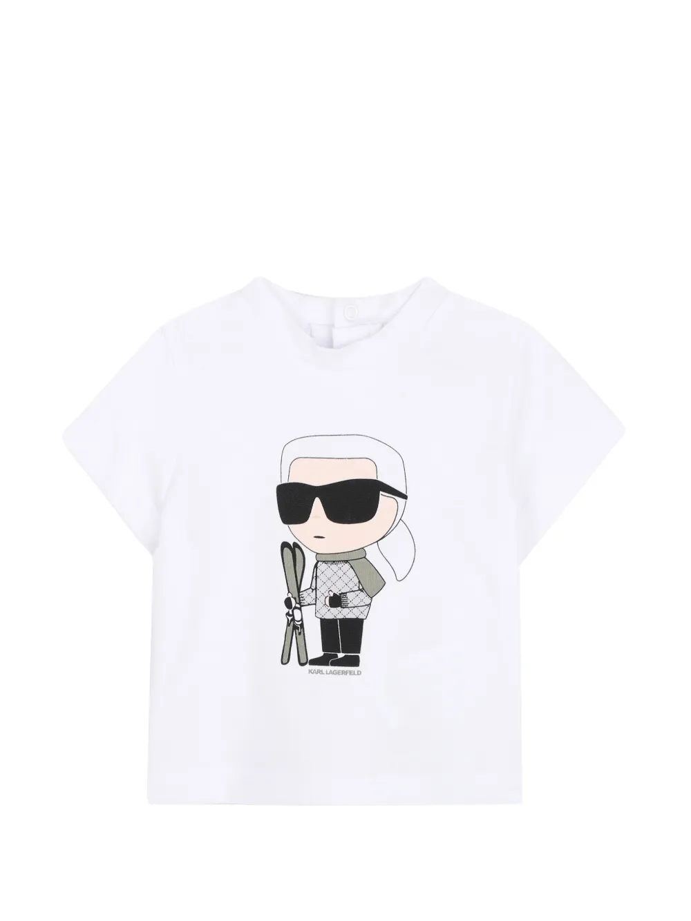 Karl Lagerfeld Kids Driedelige set met logoprint Zwart
