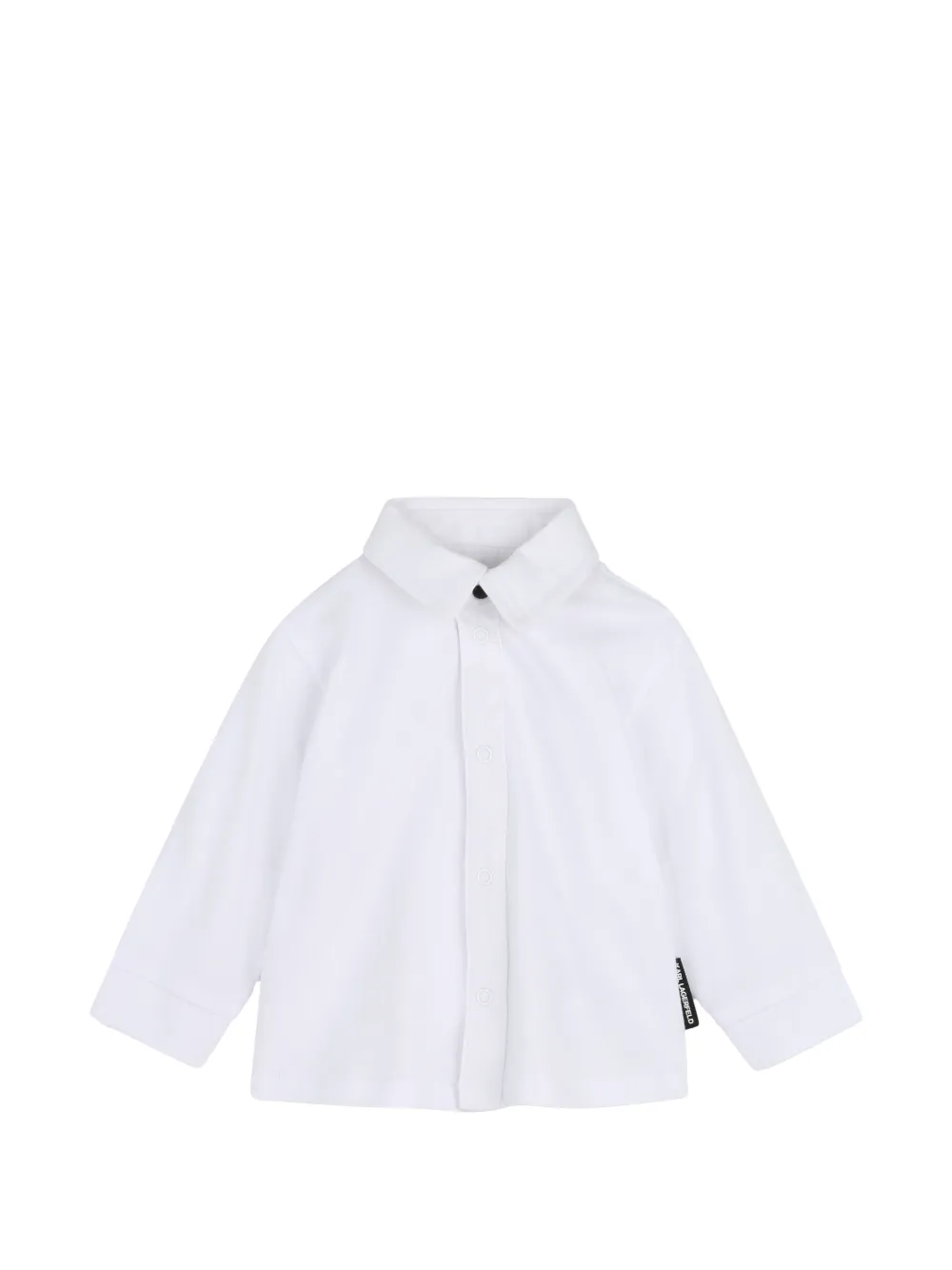 Karl Lagerfeld Kids Gewatteerd joggingspak met logo-print Grijs