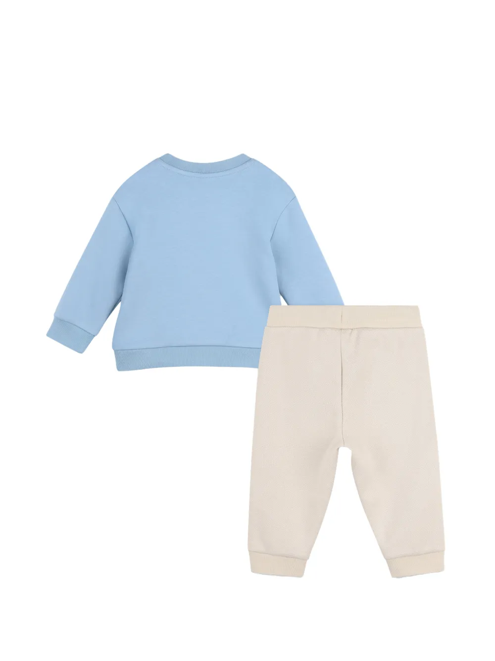 Karl Lagerfeld Kids Trainingspak met logo-print Blauw