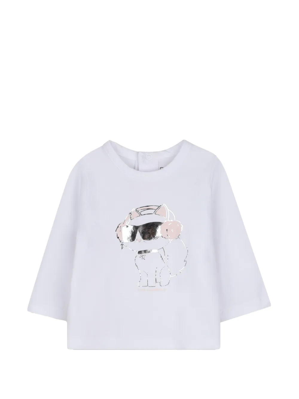 Karl Lagerfeld Kids Trainingspak met logoprint Roze