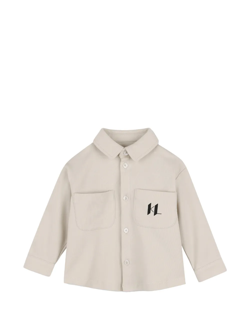Karl Lagerfeld Kids Driedelige set met logoprint Beige