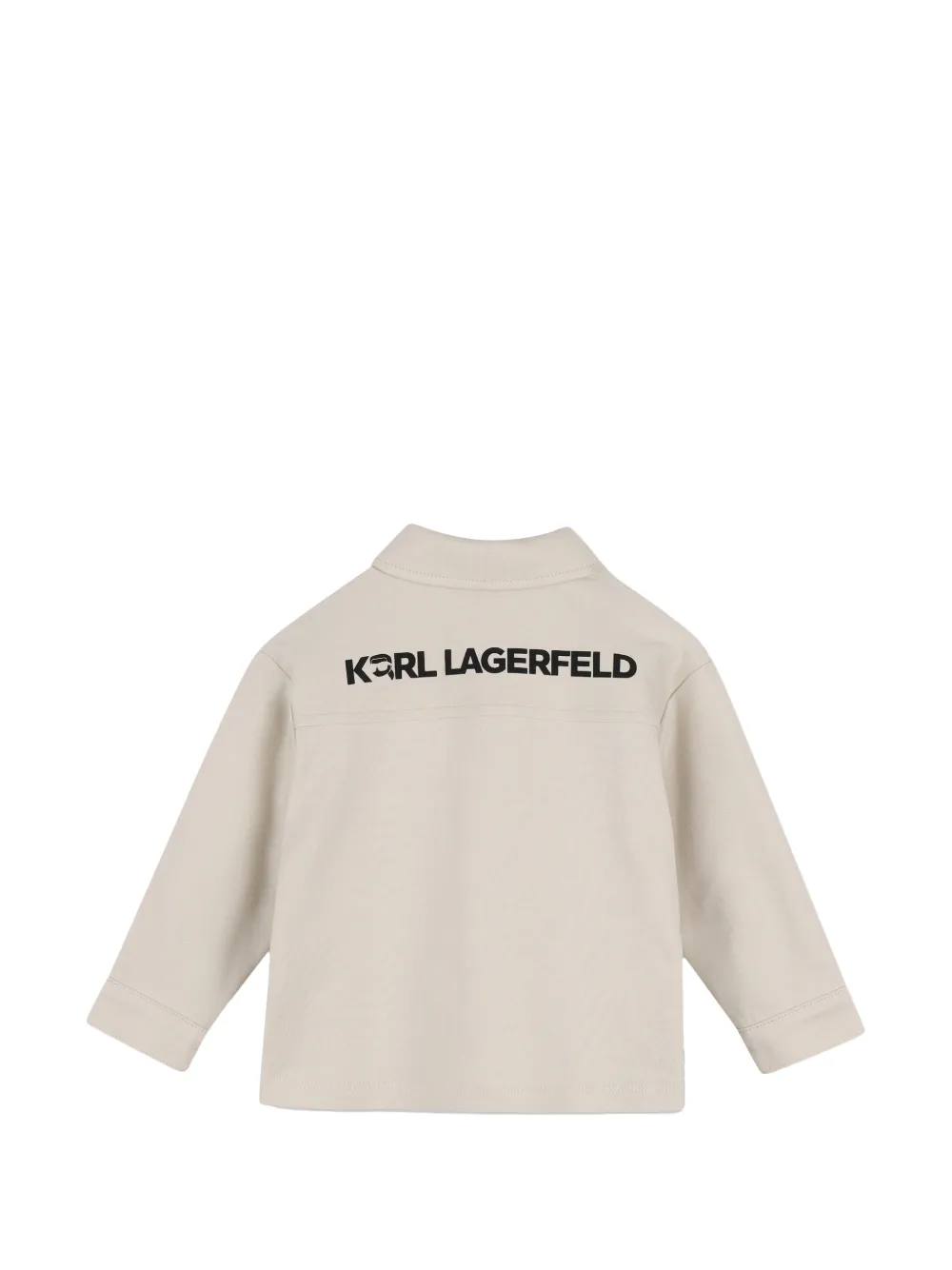 Karl Lagerfeld Kids Driedelige set met logoprint Beige