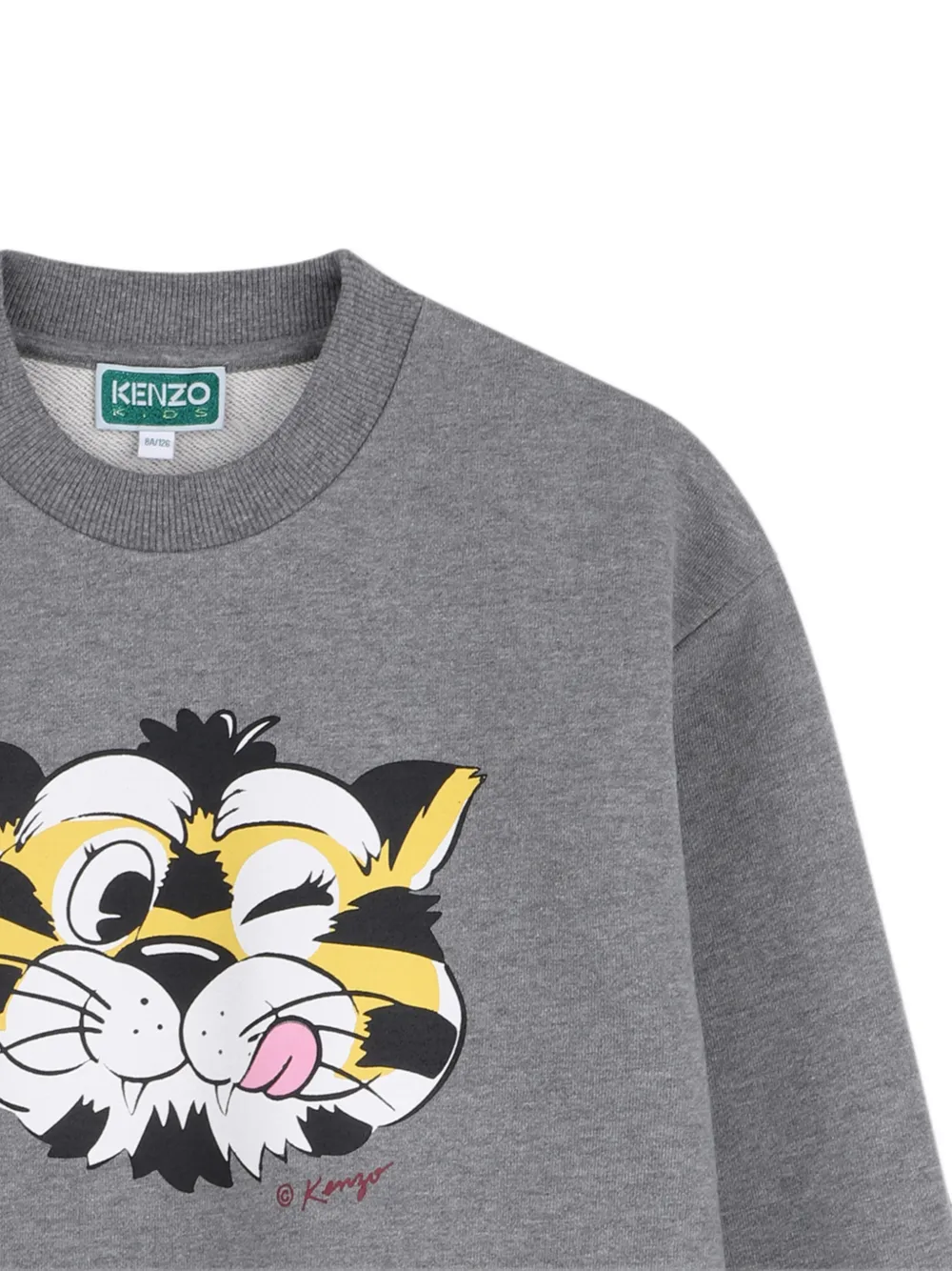 Kenzo Kids Trui met print Grijs