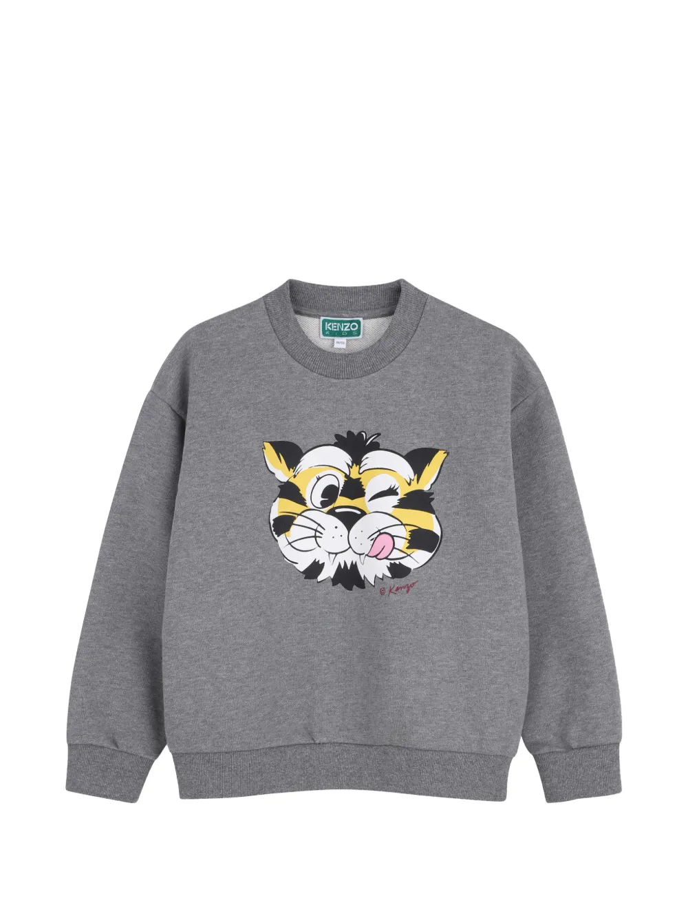 Kenzo Kids Maglione con stampa grafica - Grigio