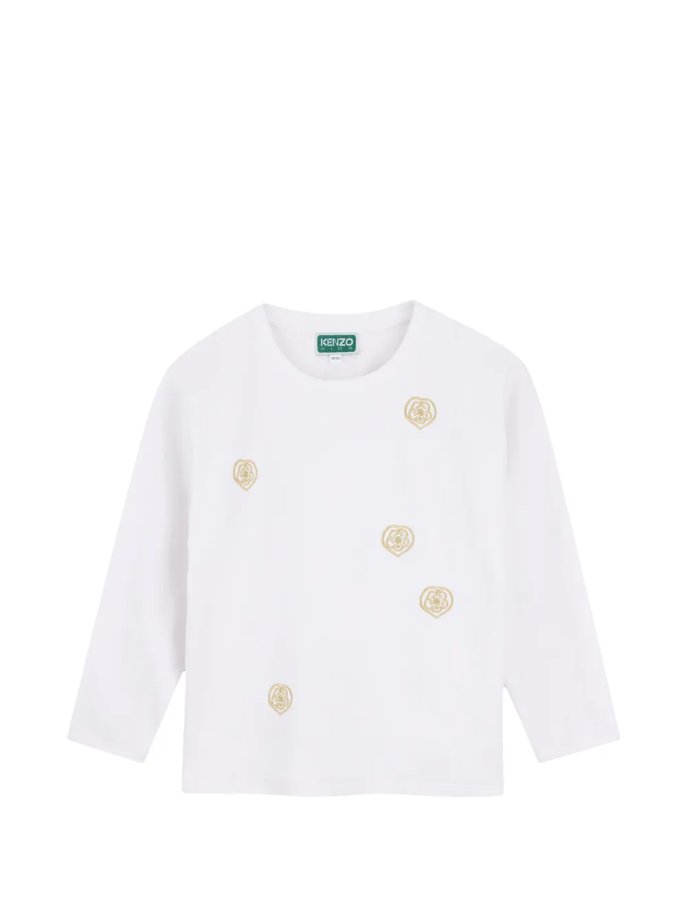 Kenzo Kids T-shirt con ricamo - Bianco