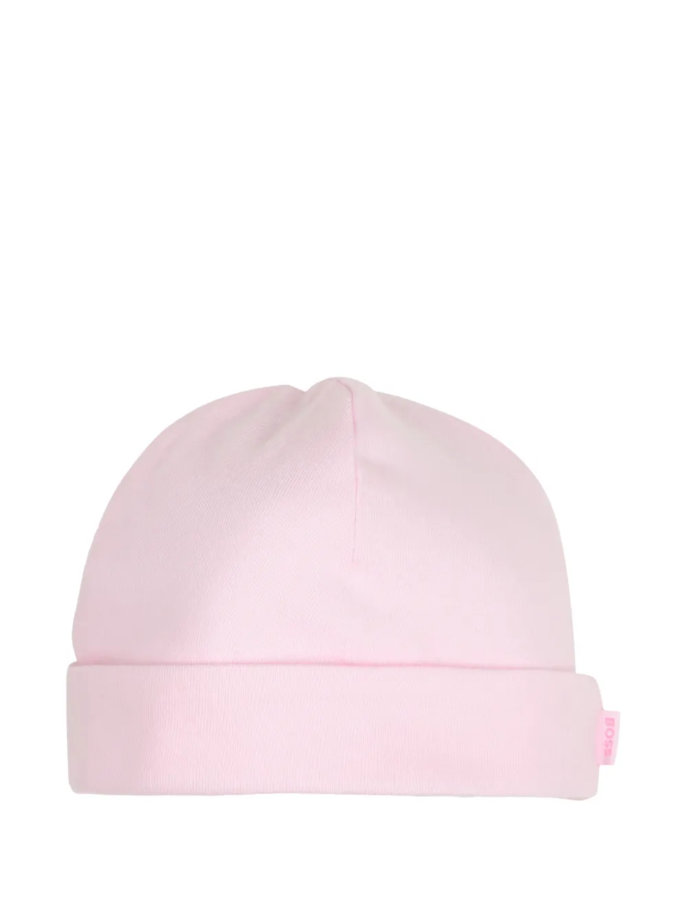 BOSS Kidswear Katoenen romper set met logopatch Roze