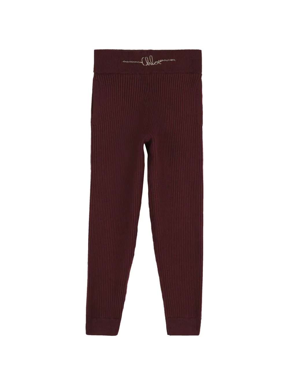 Chloé Kids Pantaloni a coste - Rosso