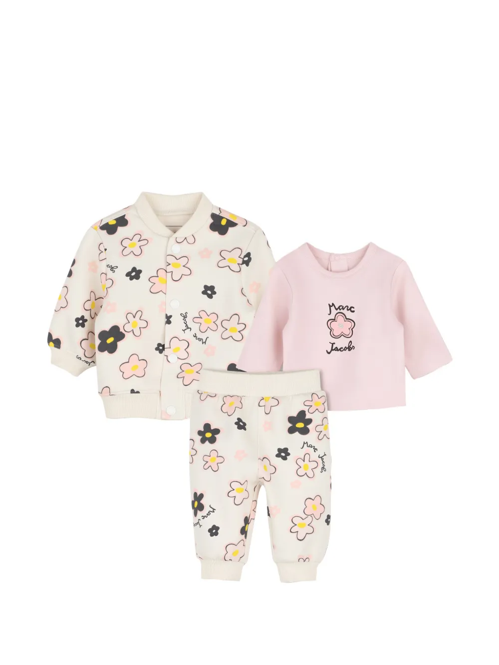 Marc Jacobs Kids Tuta sportiva a fiori - Toni neutri
