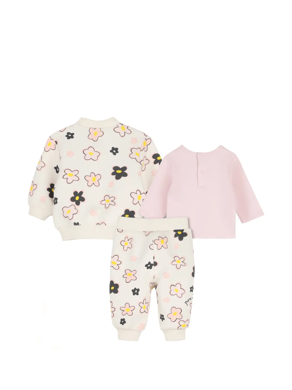 Marc Jacobs Kids Trainingspak met bloemenprint Beige