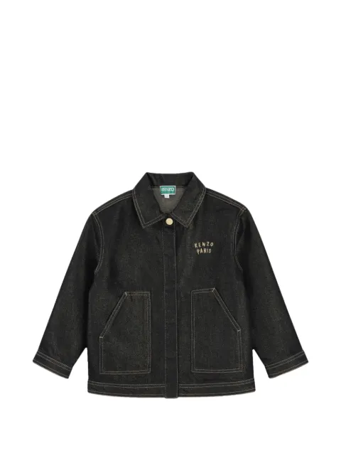 Kenzo Kids chamarra con logo bordado