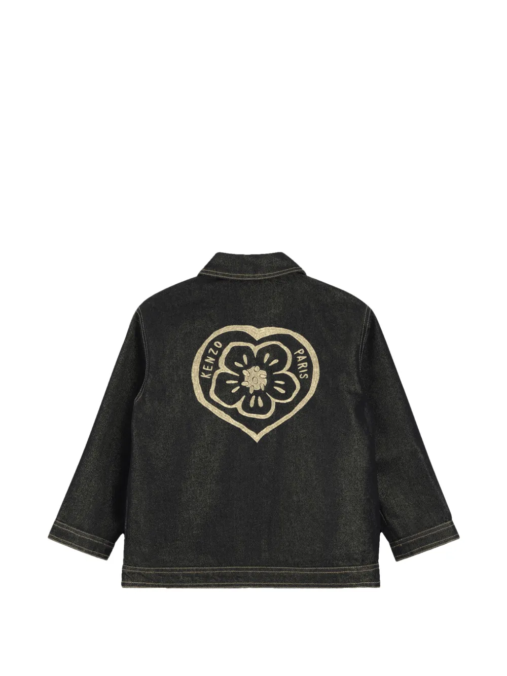 Kenzo Kids Jack met geborduurd logo Zwart