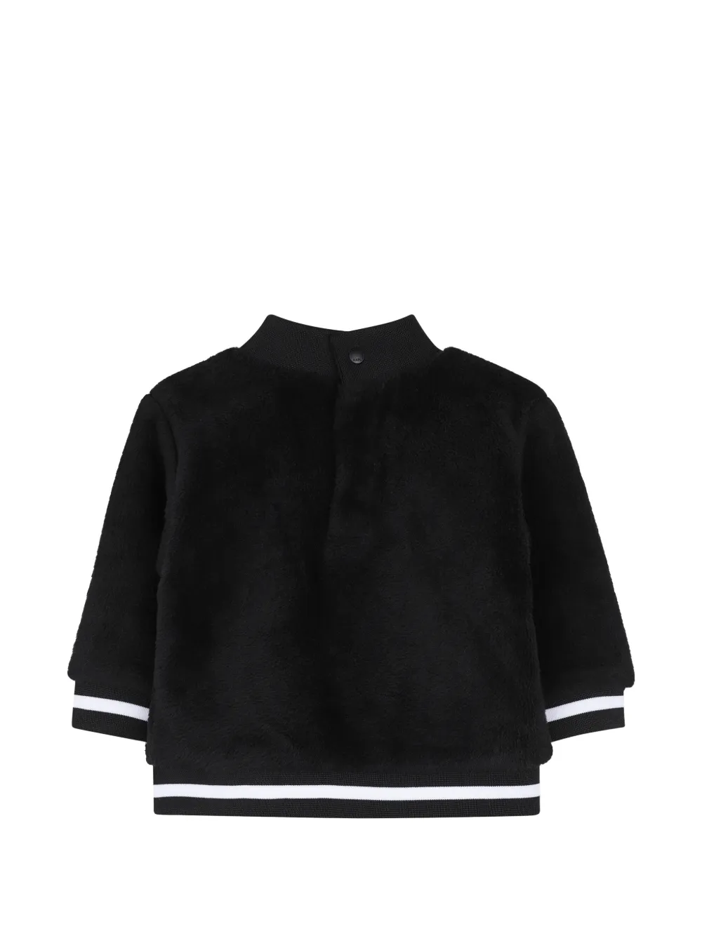 Karl Lagerfeld Kids Gewatteerde trainingsbroek met geborduurd logo Zwart