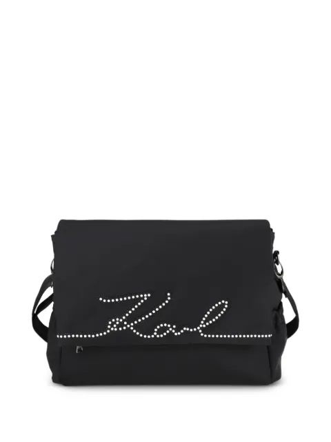 Karl Lagerfeld Kids rhinestone-embellished changing bag