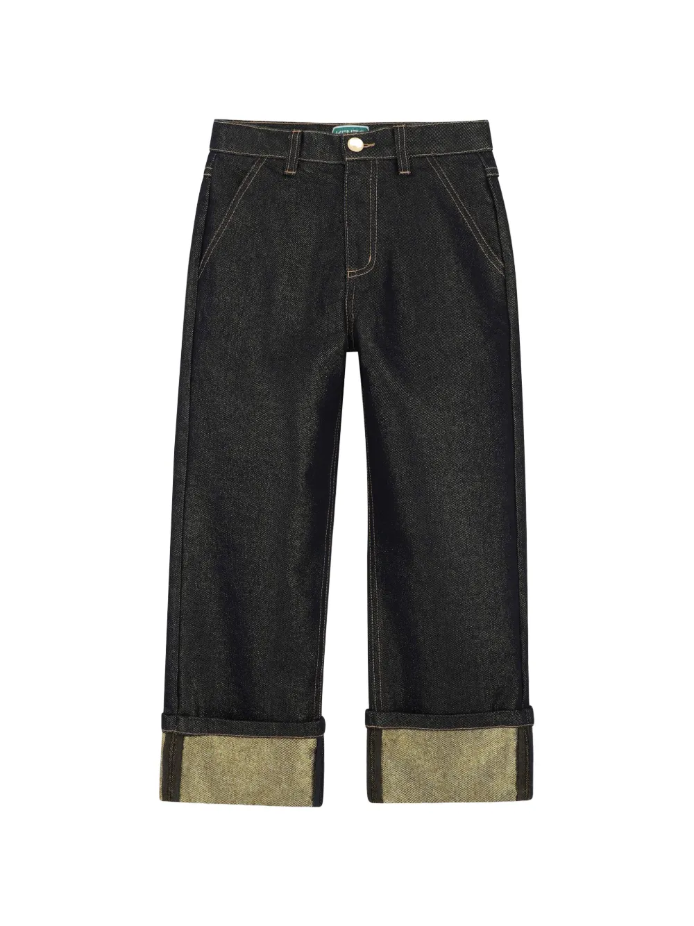 Kenzo Kids Jeans con effetto metallizzato - Blu