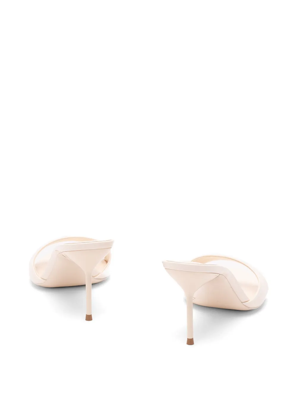 Paris Texas Lidia leather mules Beige