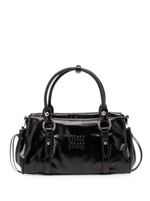 Miu Miu glossy -leather handbag
