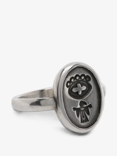 WERKSTATT:MÜNCHEN anillo con forma ovalada