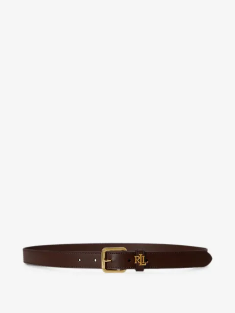 Lauren Ralph Lauren Logo-Keeper leather belt