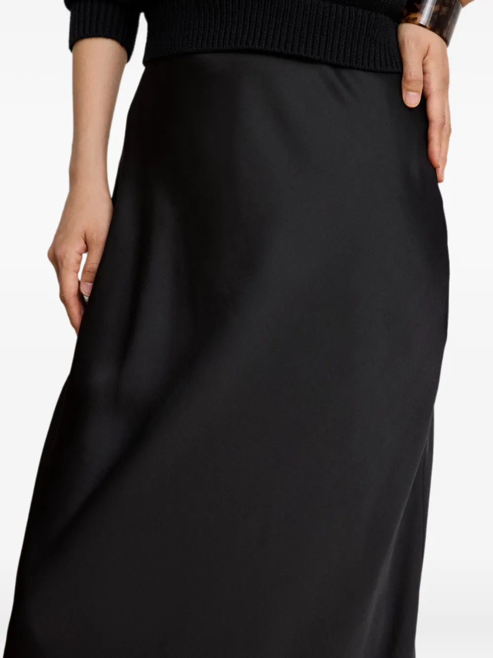 Lauren Ralph Lauren Maxi-rok met A-lijn Zwart