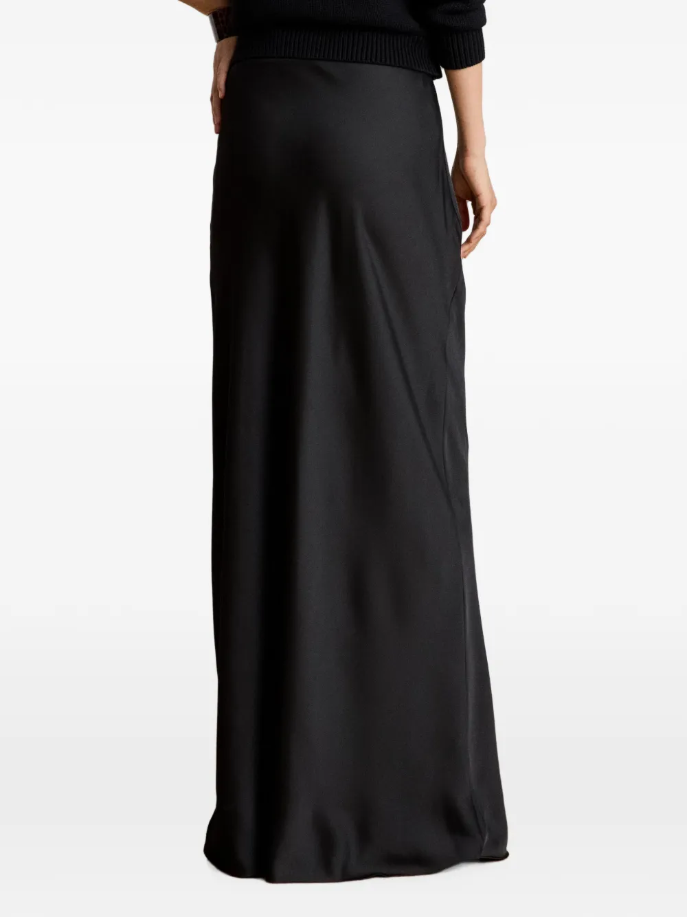 Lauren Ralph Lauren Maxi-rok met A-lijn Zwart