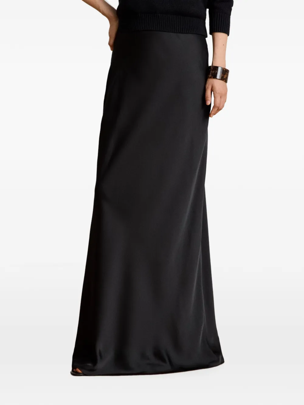 Lauren Ralph Lauren Maxi-rok met A-lijn Zwart