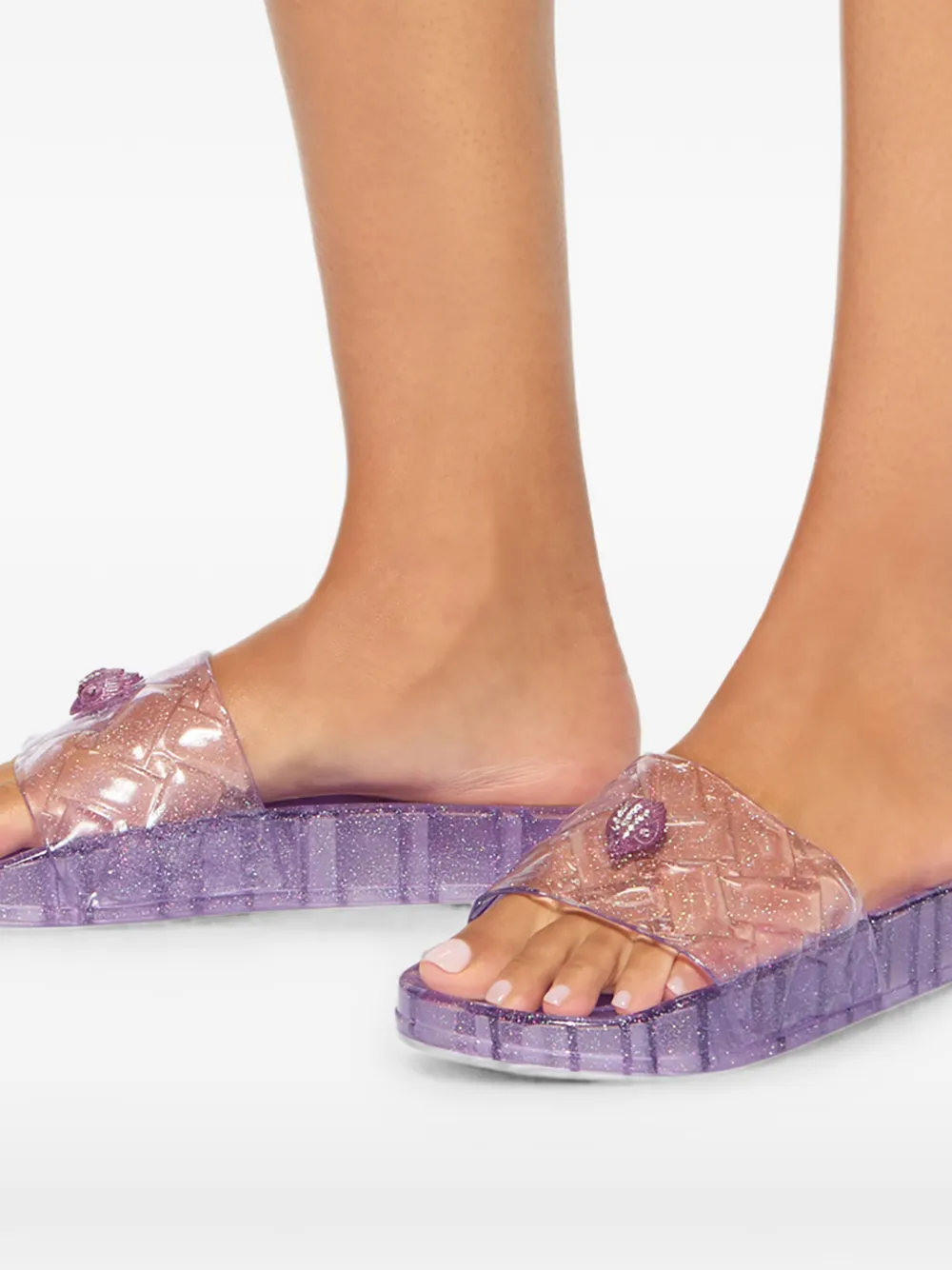 Kurt Geiger London Meena jelly slides Paars