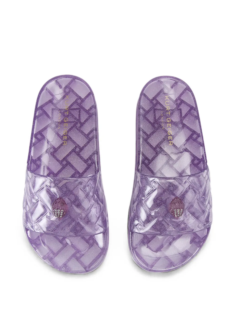 Kurt Geiger London Meena jelly slides Paars