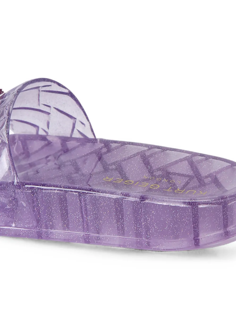 Kurt Geiger London Meena jelly slides Paars