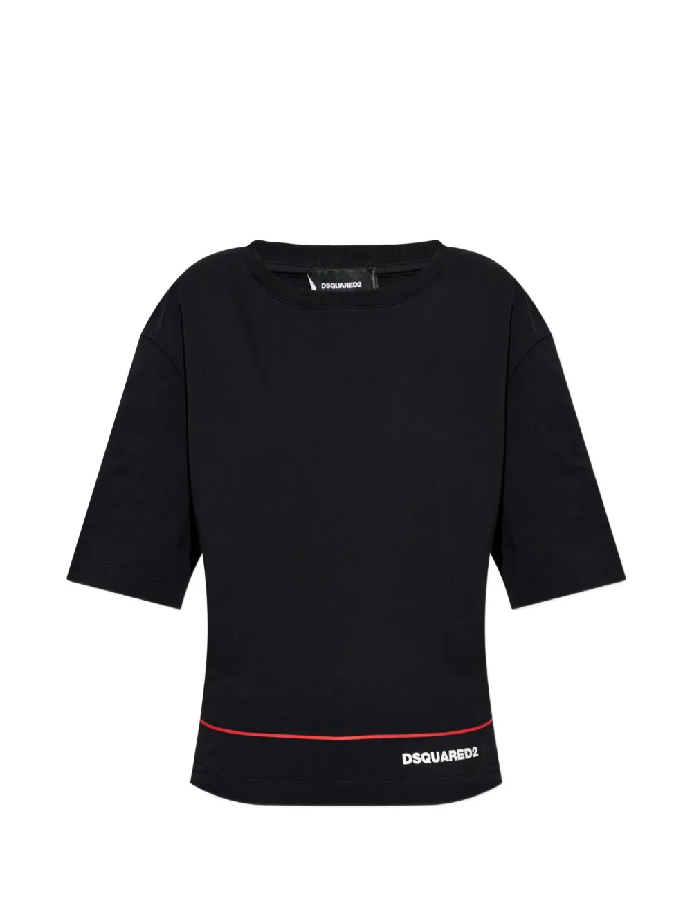 DSQUARED2 logo-print short-sleeve T-shirt - Nero