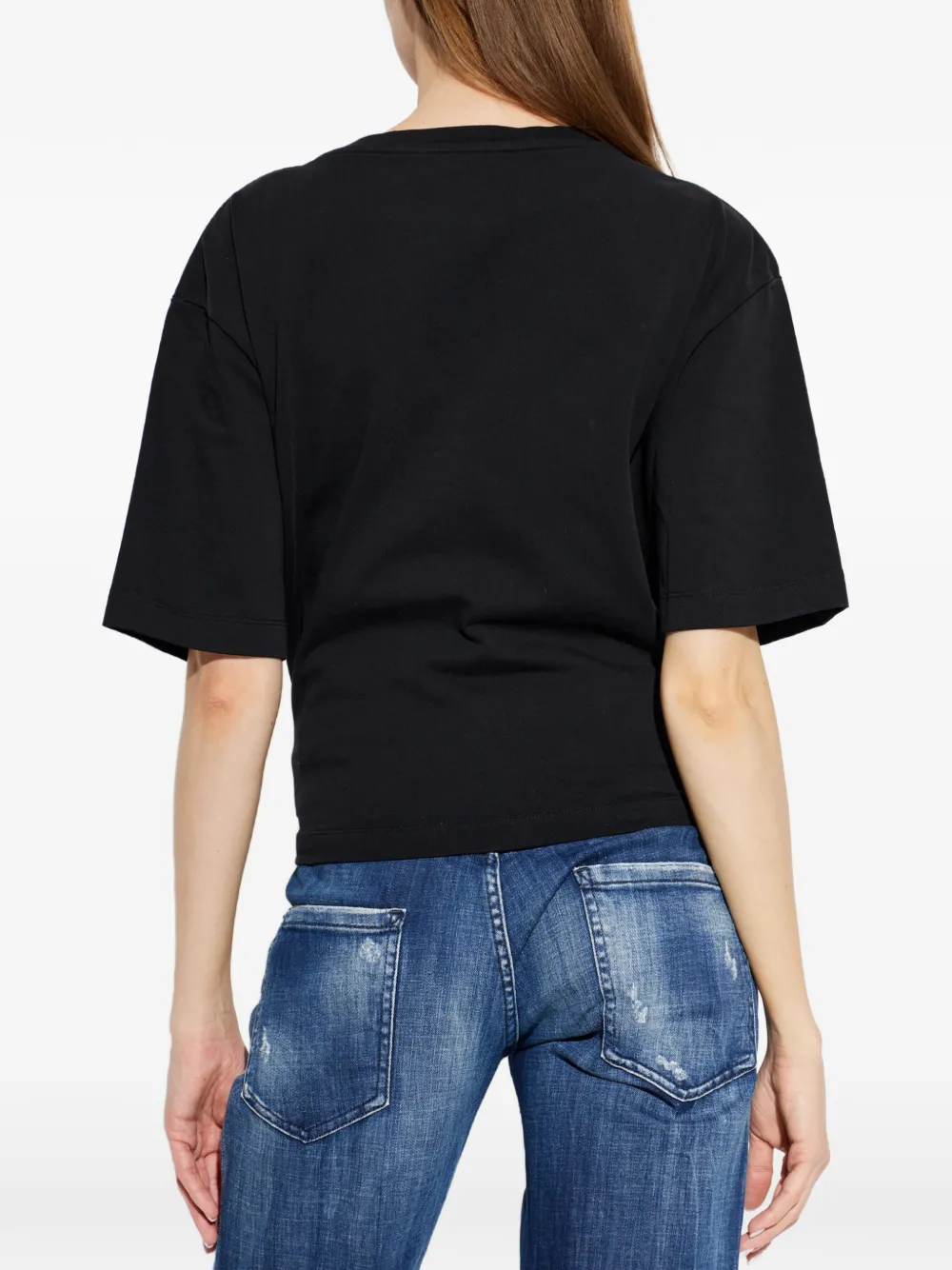 DSQUARED2 T-shirt met logoprint Zwart