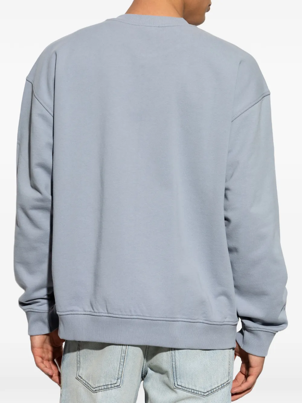 Diesel S-BOXT-N5 logoprinten sweater Blauw
