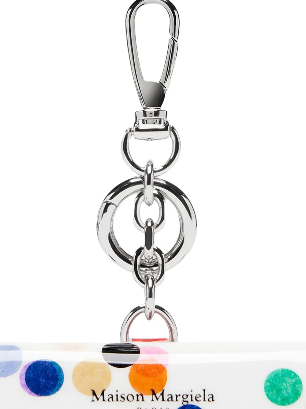 Maison Margiela Sleutelhanger met lippenstifthouder met stippen Wit