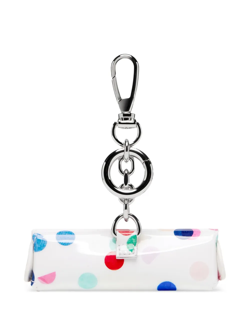 Maison Margiela Sleutelhanger met lippenstifthouder met stippen Wit