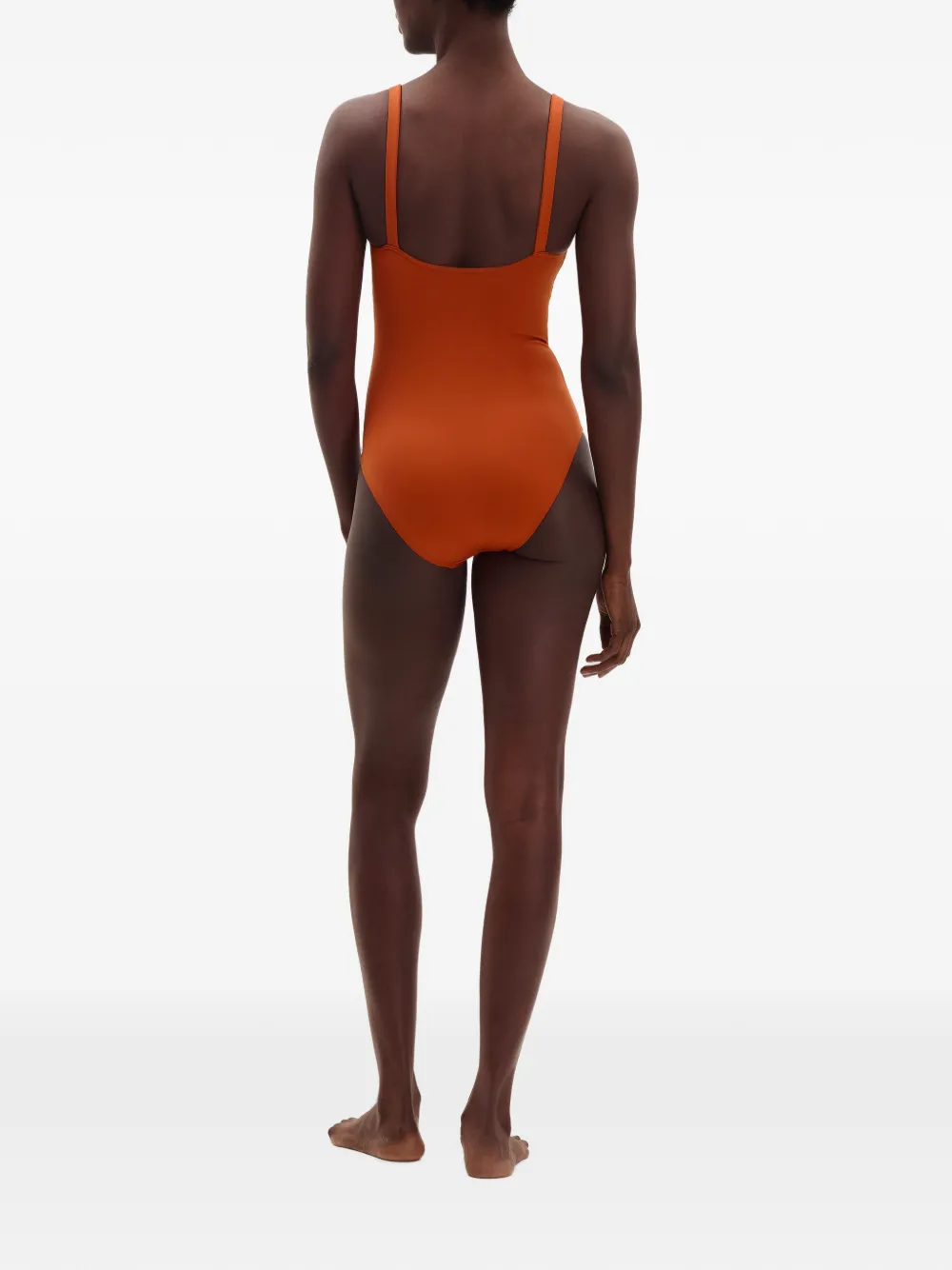 ERES Inspiring badpak met diepe ronde hals Oranje