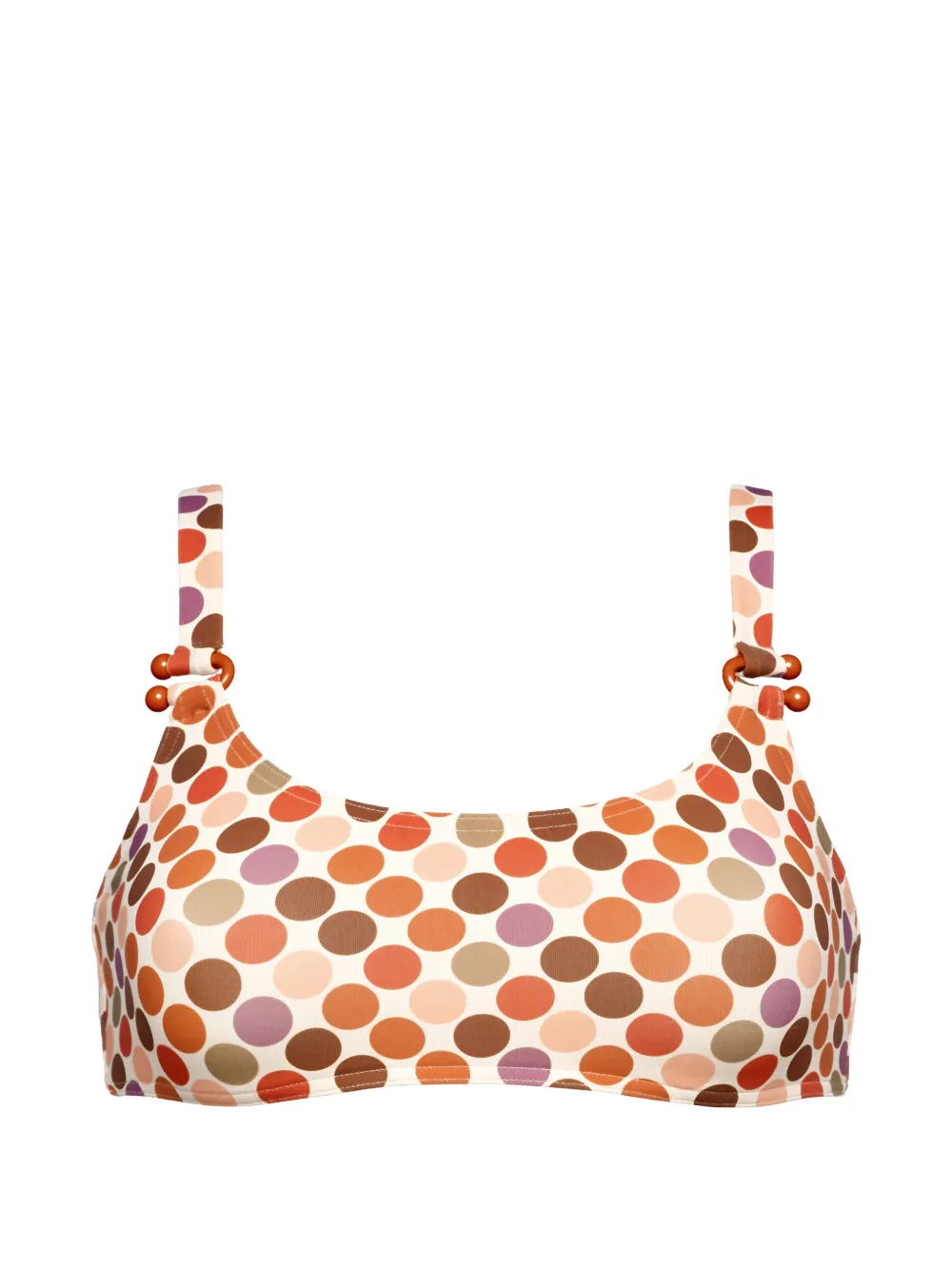 ERES Magical Bikinioberteil mit Polka Dots - Nude
