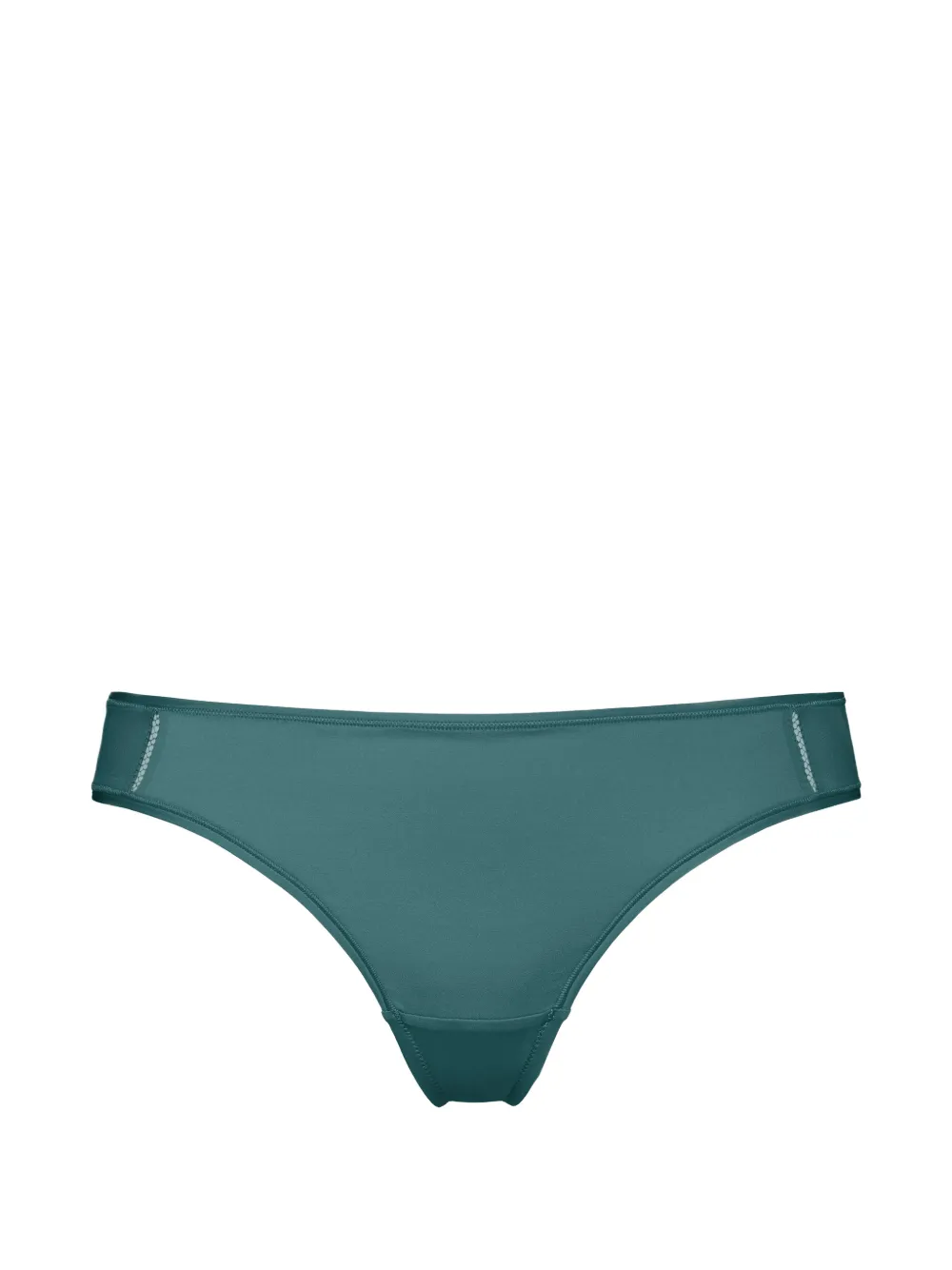 ERES Enora Soyeuse Slip mit Kontrastnähten - Grün