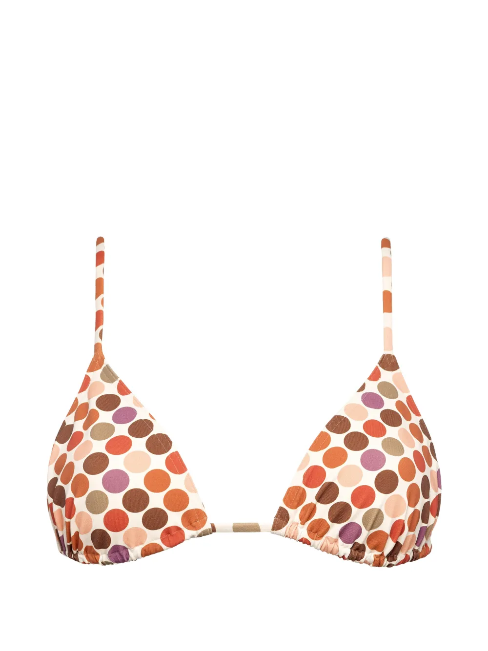ERES Triangel-Bikinioberteil mit Polka Dots - Nude