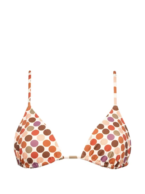 ERES polka-dot triangle bikini top