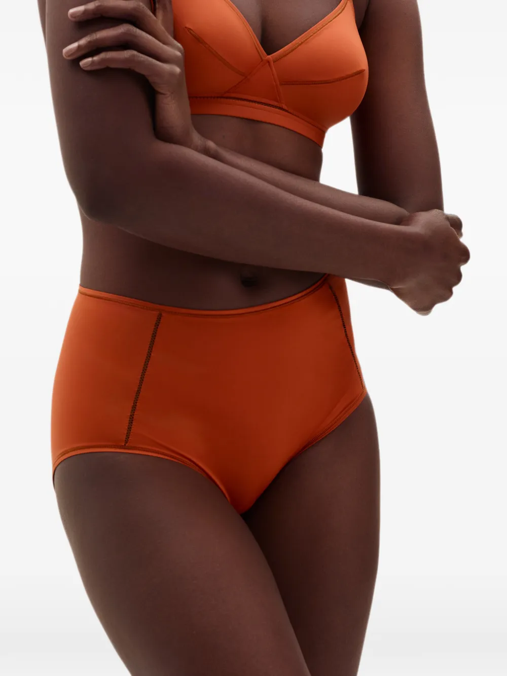 ERES Brina Soyeuse high waist slip Oranje