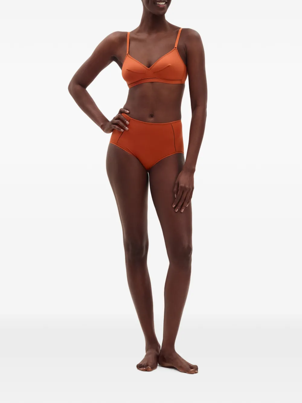 ERES Brina Soyeuse high waist slip Oranje