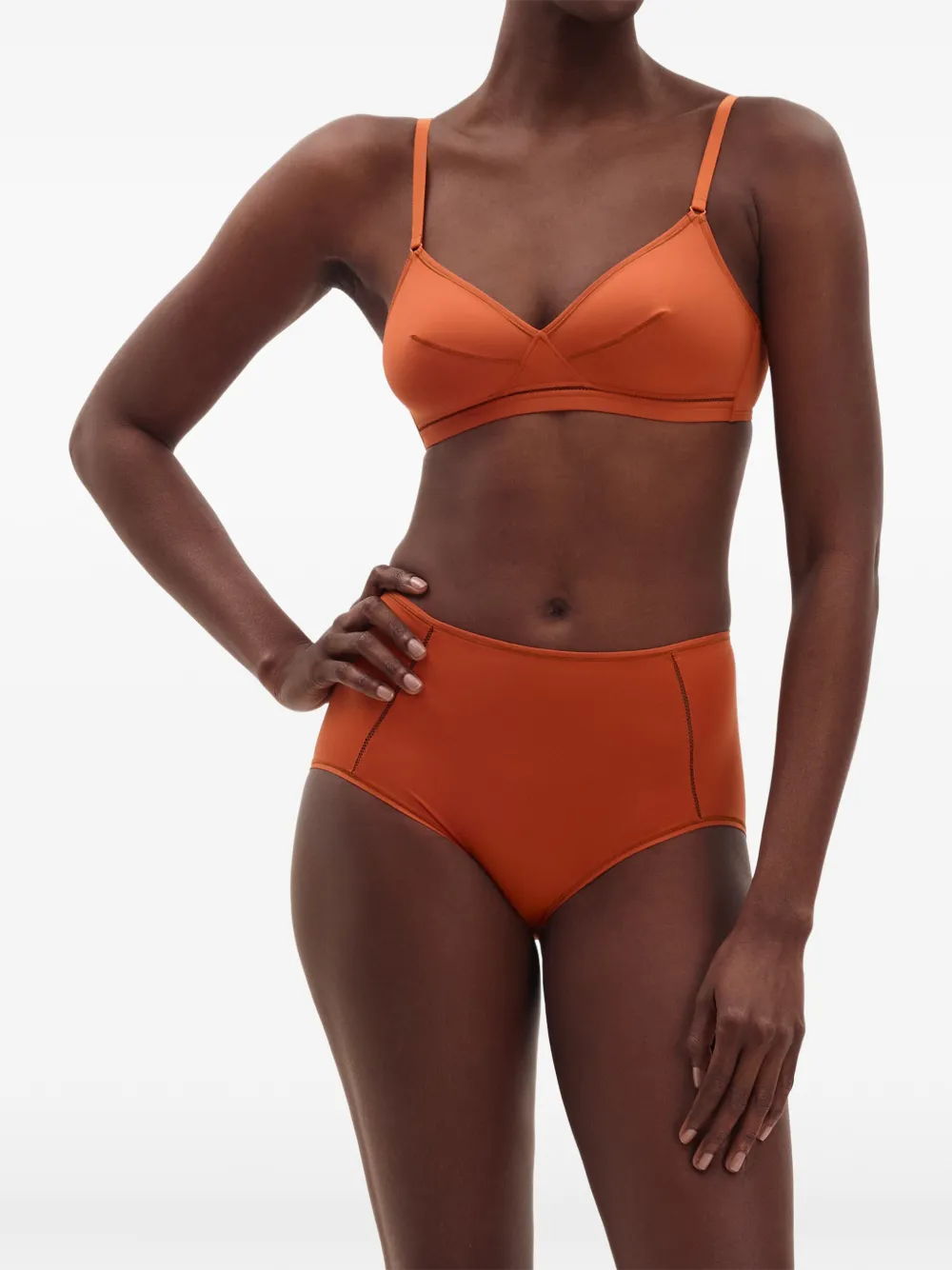 ERES Brina Soyeuse high waist slip Oranje