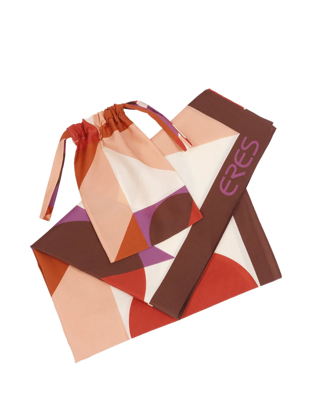 ERES Luisa wikkelrok met geometrische print Veelkleurig