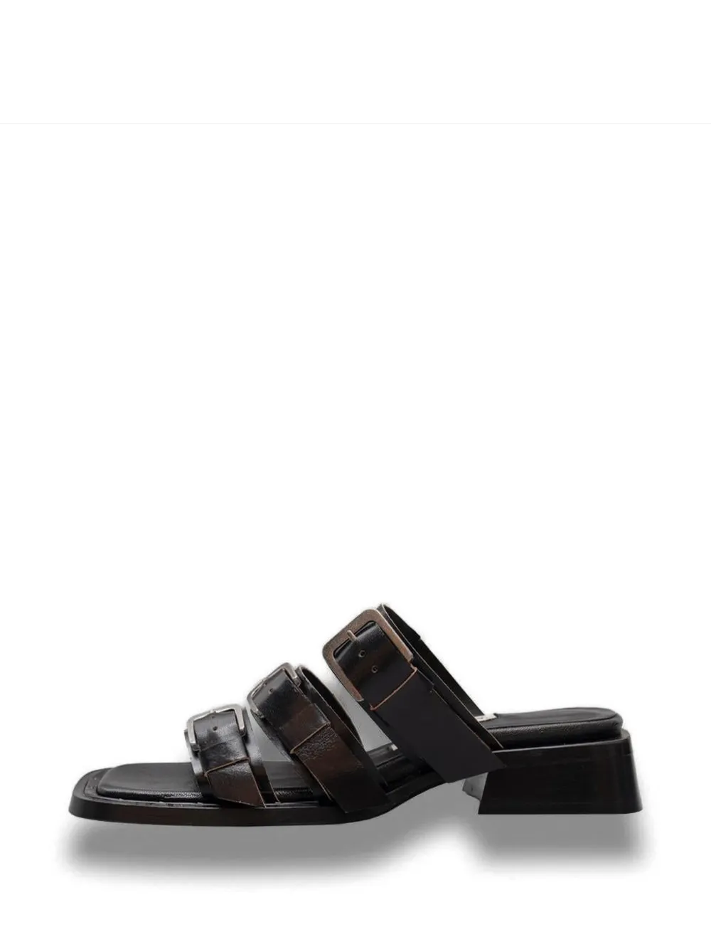Miista Lordette leather sandals Zwart