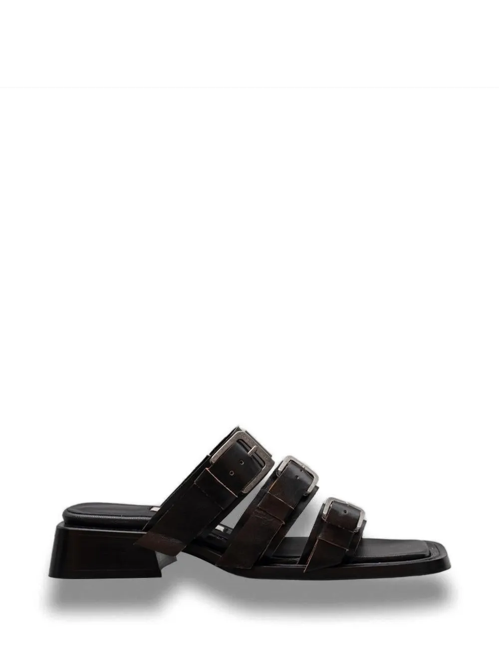 Miista Lordette leather sandals Zwart
