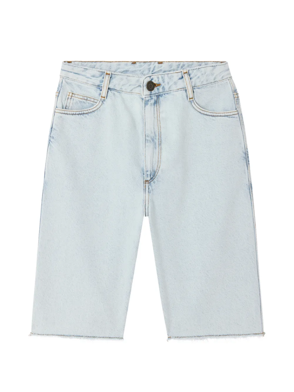 American Vintage Joybird cycling denim shorts - Blu