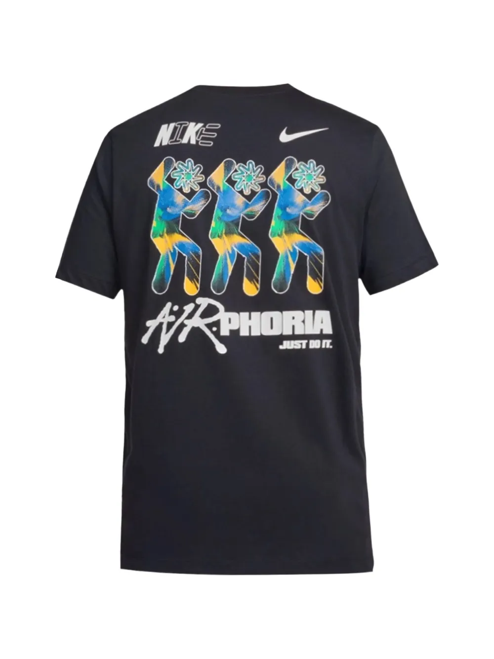 Nike Airphoria grafische prints T-shirt Zwart