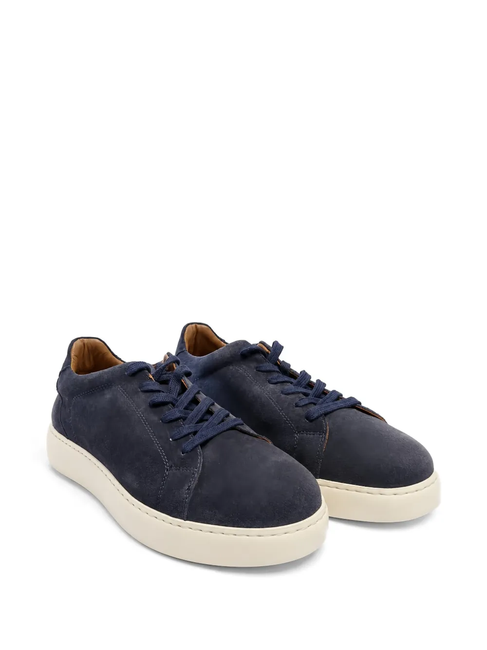 Poche Paris lace-up suede sneakers - Blu
