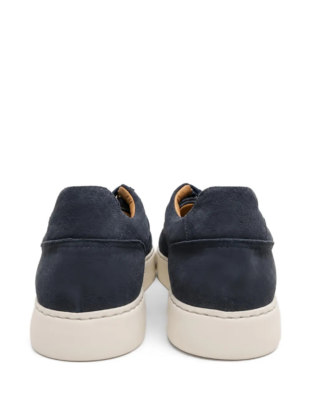 Poche Paris lace-up suede sneakers Blauw