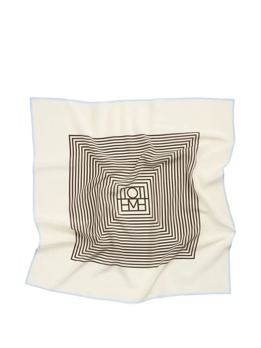 TOTEME Sjaal met monogramprint Beige